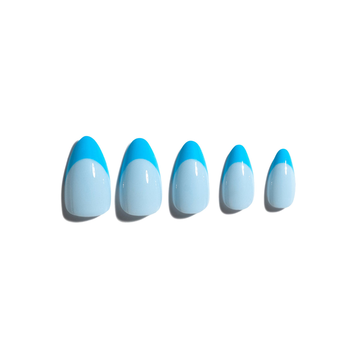 Livin’ the Dream — Blue French Almond Press-On Nails